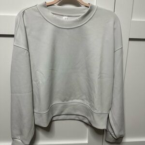 Lululemon oversized crew softstream cream